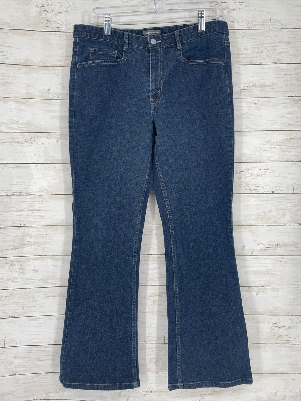 Levi’s Silvertab Flare Jeans Dark Wash Size 11M Y2K Retro Vintage 90's